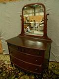 Nice 4 Drawer Mahogany Dresser