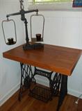 Sewing Machine Base w/Cypress Top