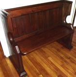 Fantastic Pew from Austin County Texas Courthouse