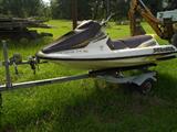 1998 Seadoo Bombardier Jet Ski, Magic Tilt Trailer, Runs good