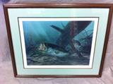 Framed and Matted Randy McGovern "The Hideout" signed and numbered 102/580