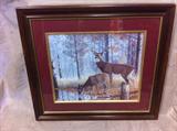 Framed and Matted Tom Akers signed and numbered 26/3400