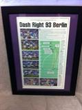 Framed LSU Dash right 83 Berlin