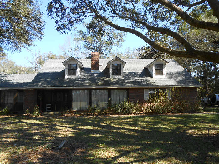 Front View of Home - Brick Home Built in the Mid 60's - Needs Updating