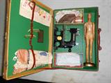 Extremely RARE and COMPLETE Childs Singer Sewing Machine and Doll Maniquin in Original Case - Never Seen The Complete Set in Over 30 Years!