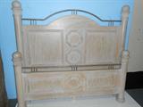 White Washed King Size Bed
