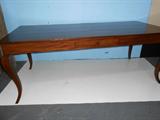 Country French Cabriole leg Table with Drawers