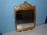 Over Mantle Gold Guilt Mirror