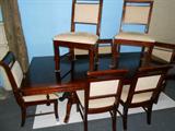 Nice Mahogany Ten Piece Dinning Room Suite China not Shown