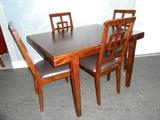 Asian Influence Table and 4 Chairs (2 Sets)