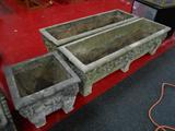Several Nice Concrete Planters From Martin Estate