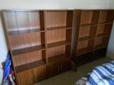 4 matching bookcases