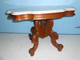 Beautiful Shaped Marble Top Victorian Tea Table