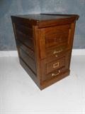 Oak Two Drawer File Cabinet