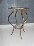 Bronze Victorian Stand with Marble Tops