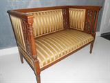Nice Mahogany Sheraton Loveseat