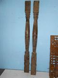 Pair of Half Wall Columns