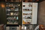 Vintage glass containers and bottles