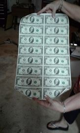 a roll of $10 bills