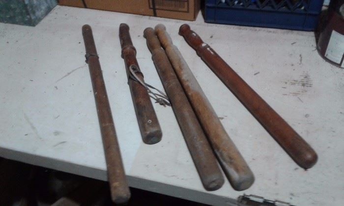 original billi clubs used by memphis police officer in the 60's