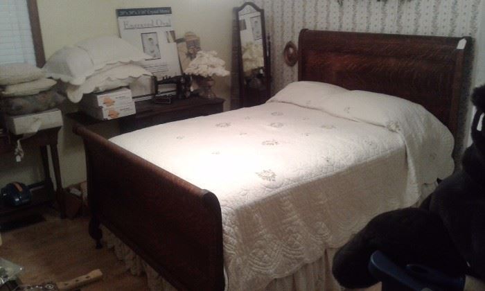 early 1900's sleigh bed, with mattress available