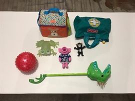 Fisher Price Doctor's Kit, Pig Popper, and more