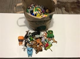 Miscellaneous figurines--some collectible.  Yo Gabba Gabba and more