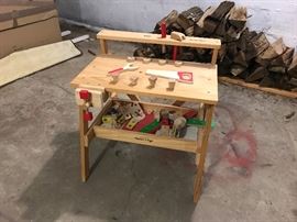 Wooden Project Solid Wood Kids Workbench Set - Melissa & Doug.