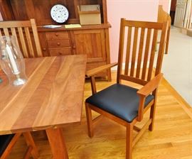 Vermont Furniture Design "Grand Mission" dining chairs