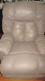 LazBoy leather recliner.