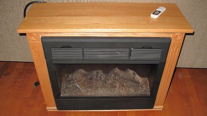 Heat Surge fireplace with remote.