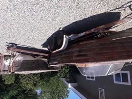 1950-1960 vintage Chris kraft boat, they  all are not restored,  they are on a trailer easy to move, 