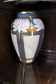Art Nouveau gilded vase