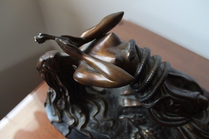 Erté bronze sculpture entitled "Perfume"