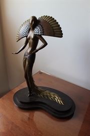 Erté bronze sculpture entitled "Ibis"
