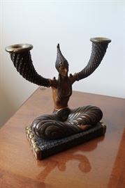 Erté bronze sculpture entitled "Fortune"