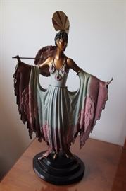 Erté bronze sculpture entitled "Twilight"