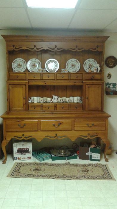 large Vintage Country Sideboard/buffet. This piece makes a statement!!