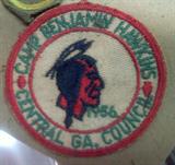 Boy Scout Badge Camp Benjamin Hawkins 1956 Central Georgia