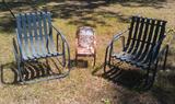 Single glider chairs & child's chair