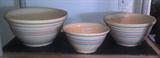 McCoy Pink & Blue Mixing Bowls