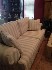 Large 2 tone ecru sofa