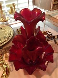 Red epergne
