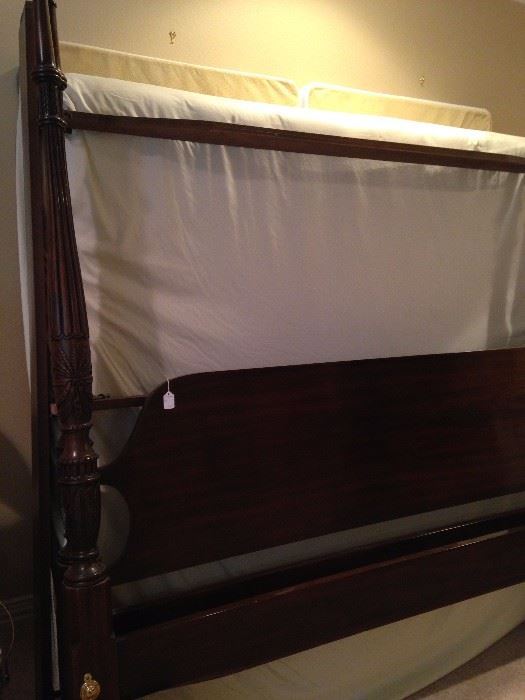 King size bed 4- poster rice bed