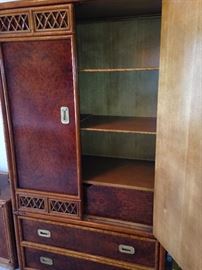 This armoire has matching nightstands