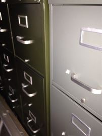 Large selection of file cabinets