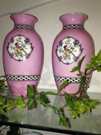 Two Crown Ducal Ware vases from  England