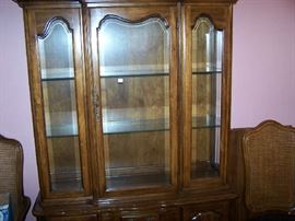 FRUITWOOD CHINA CABINET