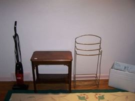 SMALL MAHOGANY TABLE & MORE