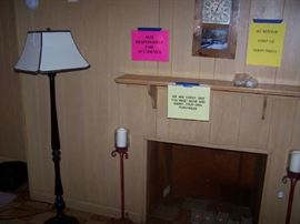 FLOOR LAMP & CANDLE STANDS